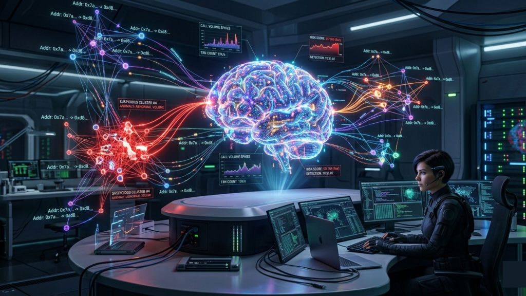 artificial intelligence detecting anomalies in blockchain transaction patterns