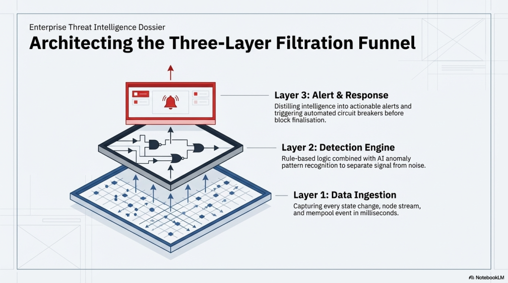 Smart contract audit versus real-time monitoring comparison infographic
