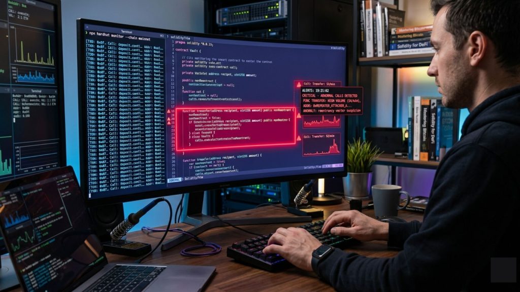four stages of blockchain attack lifecycle reconnaissance staging execution and exit