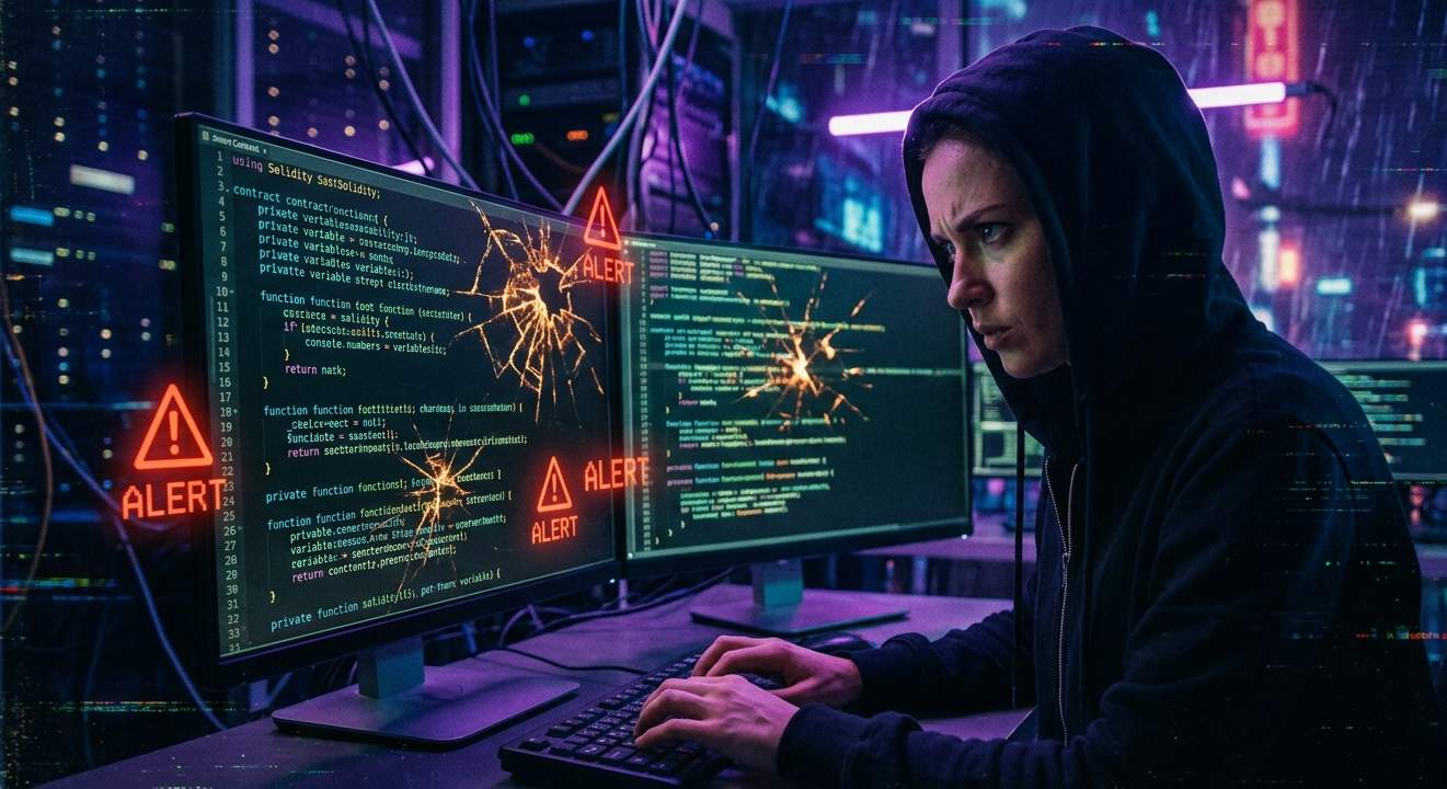 Custom smart contract code introducing security vulnerabilities and risk in blockchain development