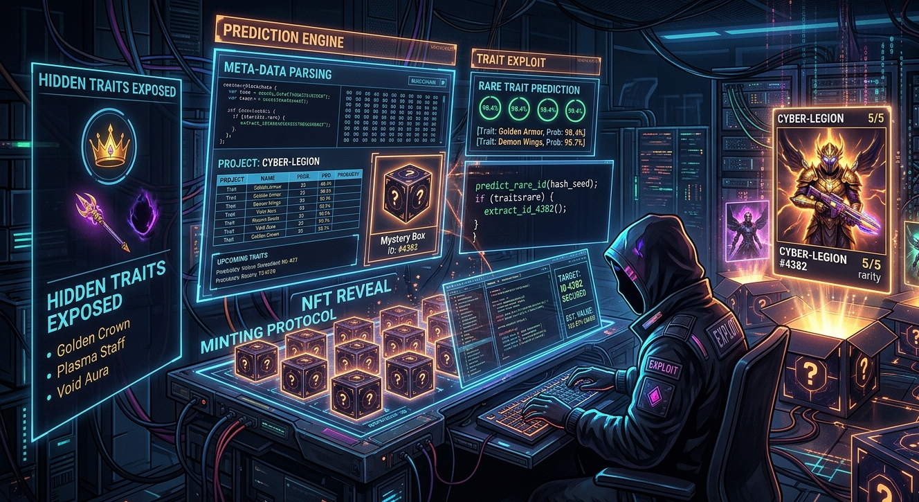 NFT reveal process being manipulated due to predictable randomness