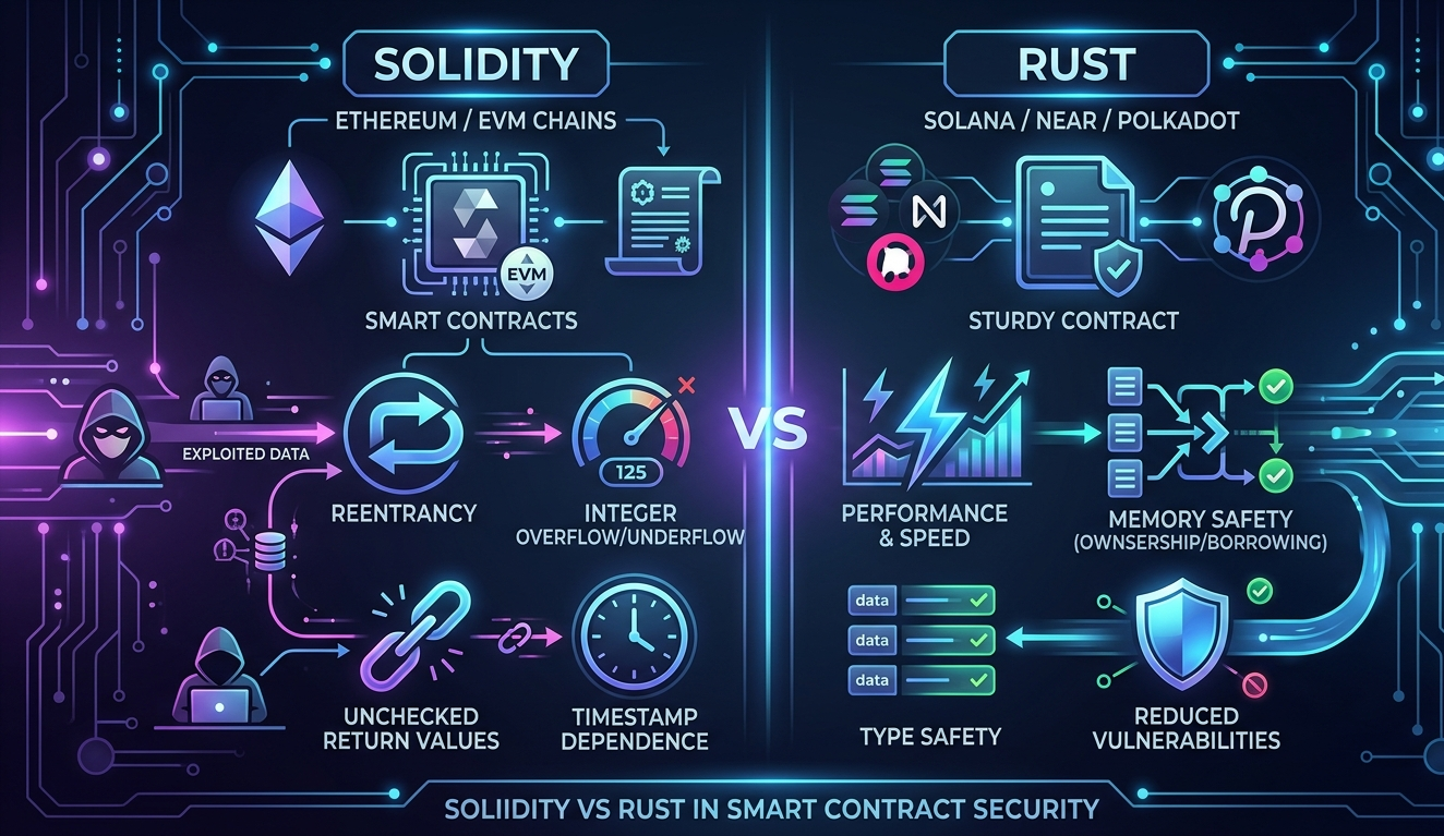Solidity vs Rust: Which Offers Better Smart Contract Security?