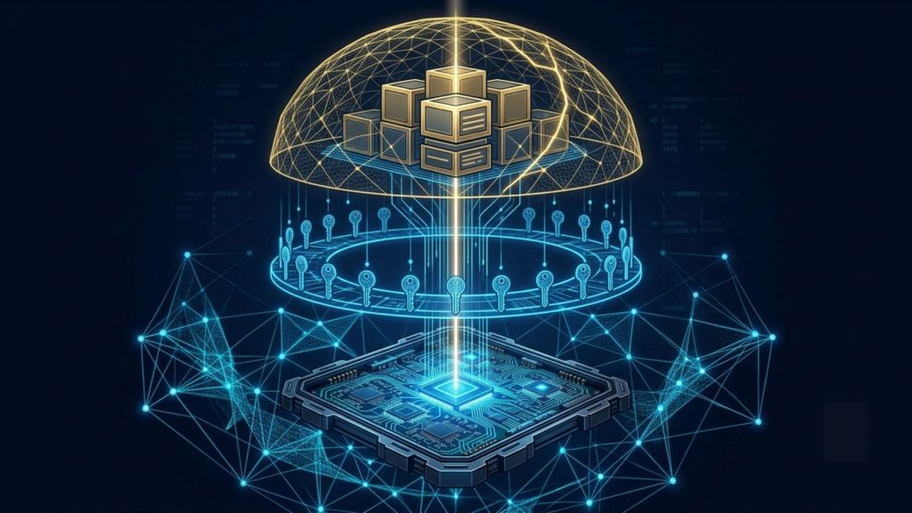 Three-tier quantum-safe key management architecture with HSM core and policy engine
