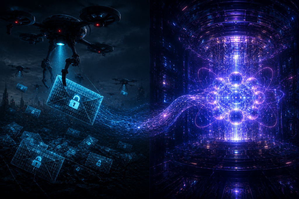 Harvest now decrypt later quantum computing attack on encrypted enterprise data