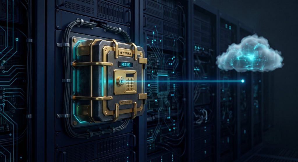 HYOK hold your own key on-premises control illustration