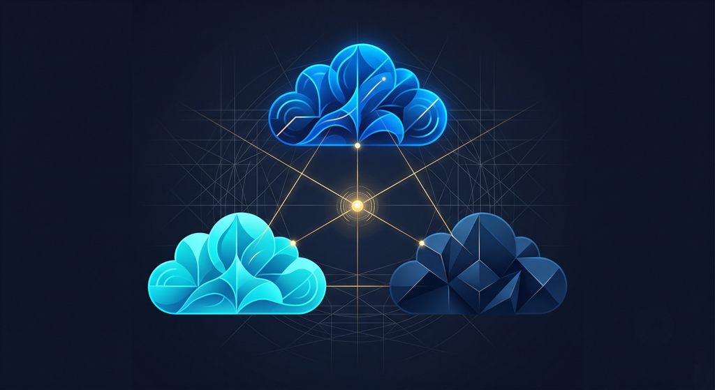 Multi-cloud infrastructure diagram showing unified key rotation across cloud and on-premises environments