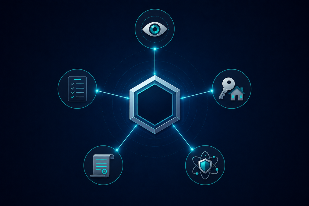 Five core pillars of multi-cloud key management: visibility, policy enforcement, BYOK/HYOK, audit logs, and crypto-agility