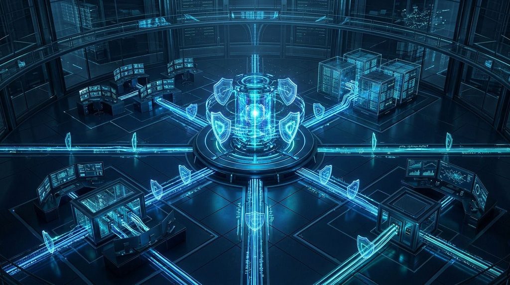 Central consent access control system managing permissions across applications, databases, and third-party platforms in real time.
