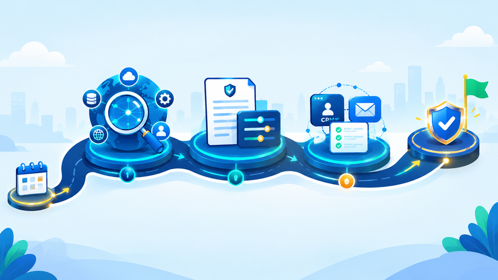 Three-phase 90-day roadmap for rolling out consent management software for DPDP compliance