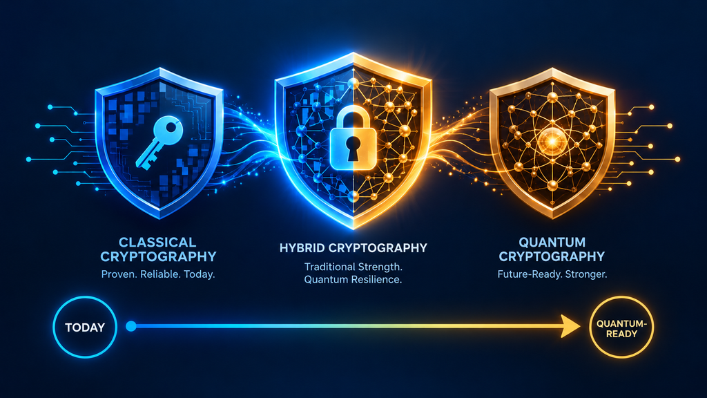 Hybrid classical and post-quantum certificate combining two algorithms for quantum-resistant security
