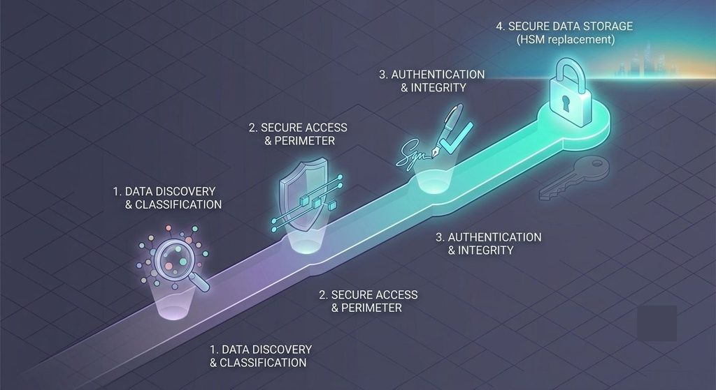 Four-phase PQC migration roadmap for payment systems