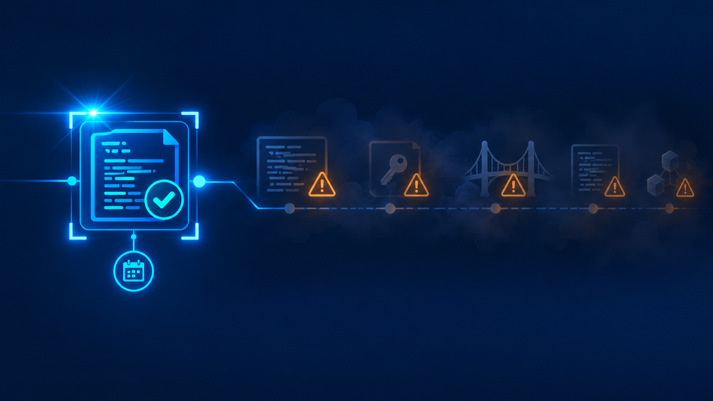 Smart contract audit as a snapshot of one code version with new risks appearing after launch